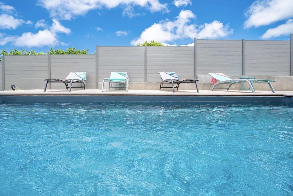 Superbe Villa Avec Piscine Et Proche Mer Au Diamant - 3 Chambres Et Salles De Bain Le Diamant Exteriér fotografie